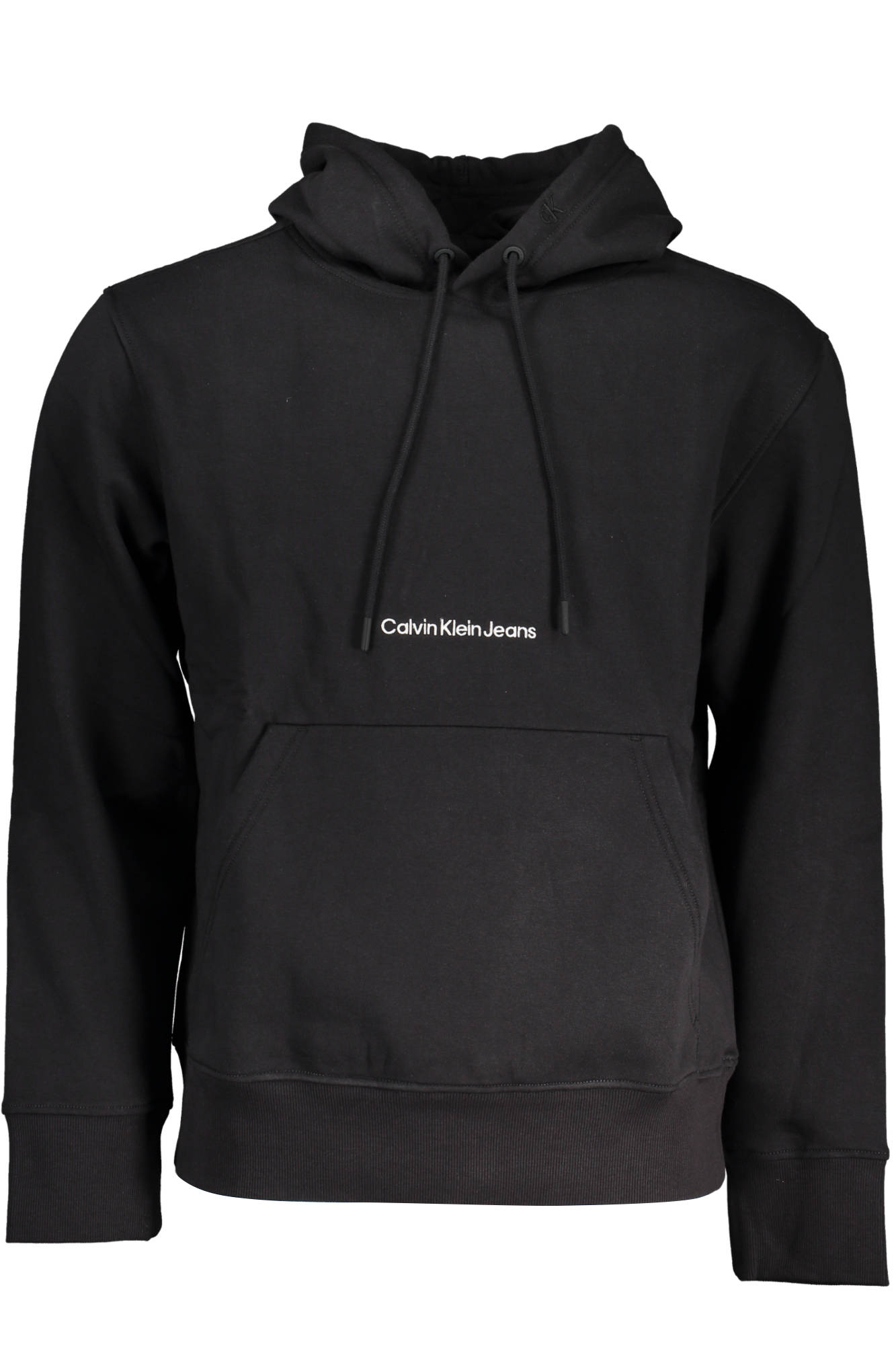 CALVIN KLEIN FELPA SENZA ZIP UOMO NERO TAGLIA = XL