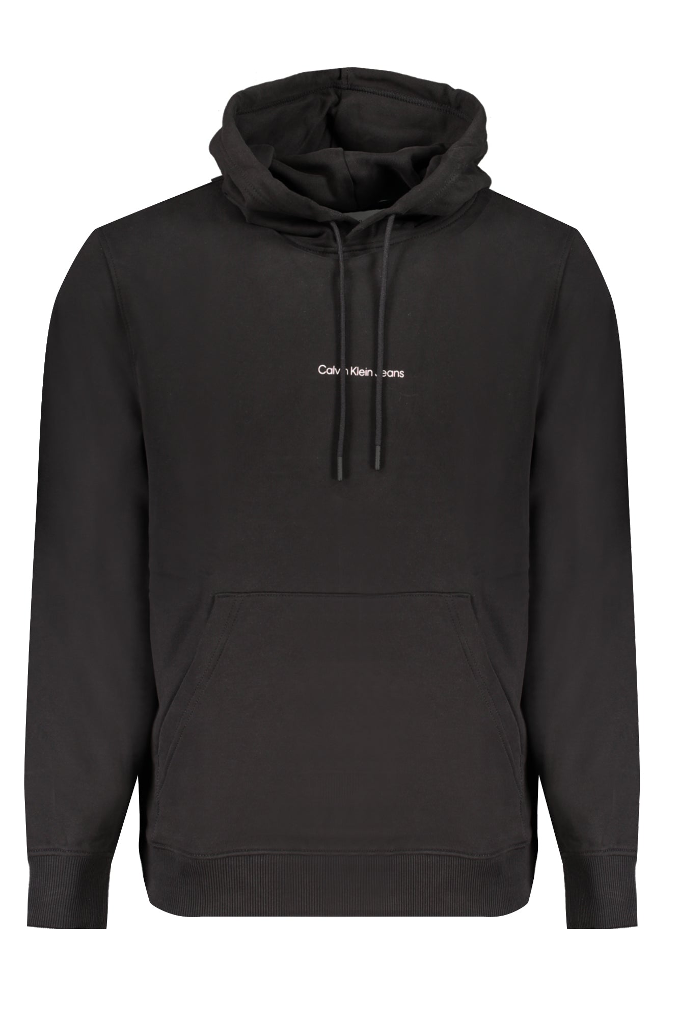CALVIN KLEIN FELPA SENZA ZIP UOMO NERO TAGLIA = XL