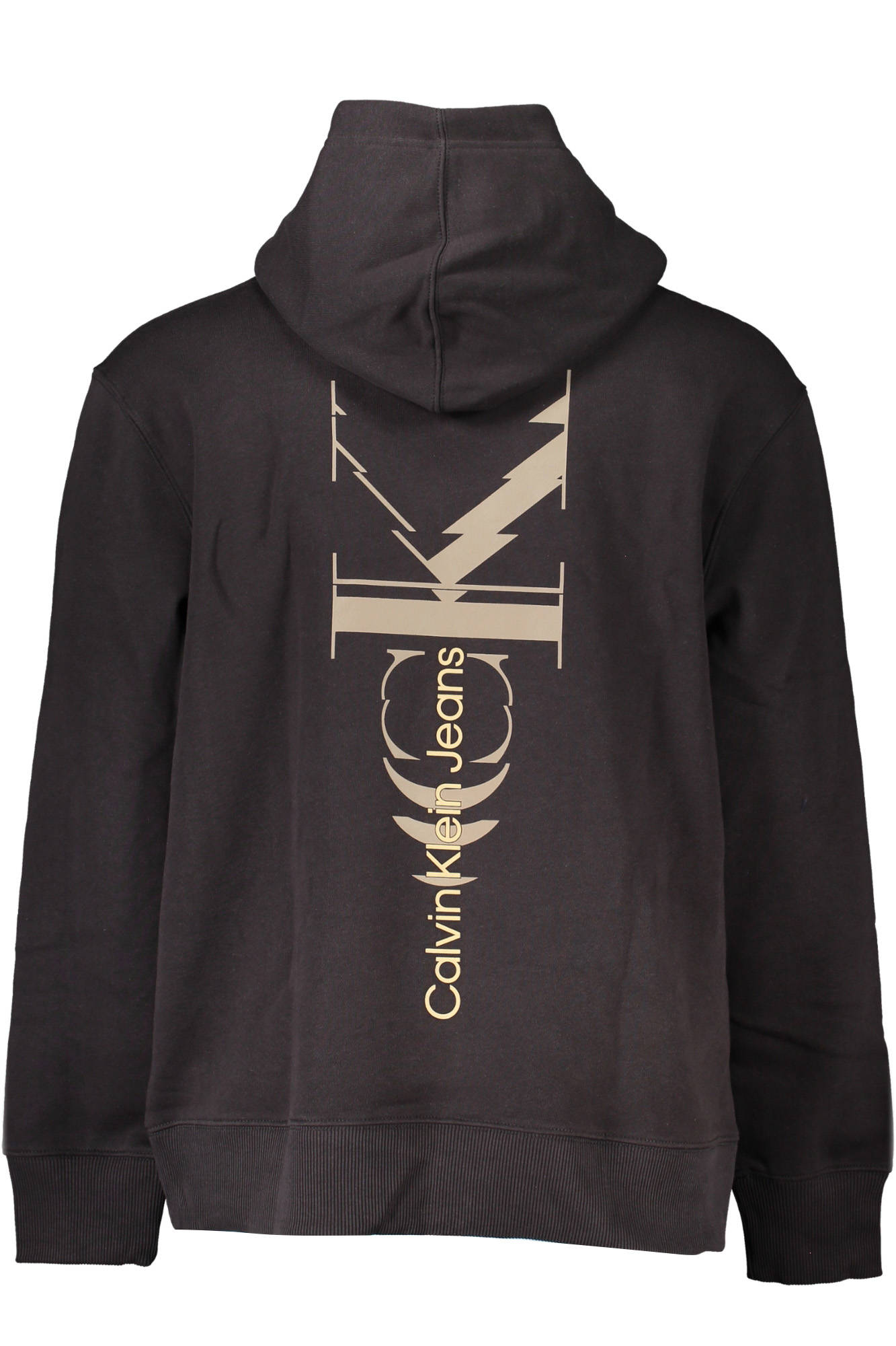 CALVIN KLEIN FELPA SENZA ZIP UOMO NERO TAGLIA = XL