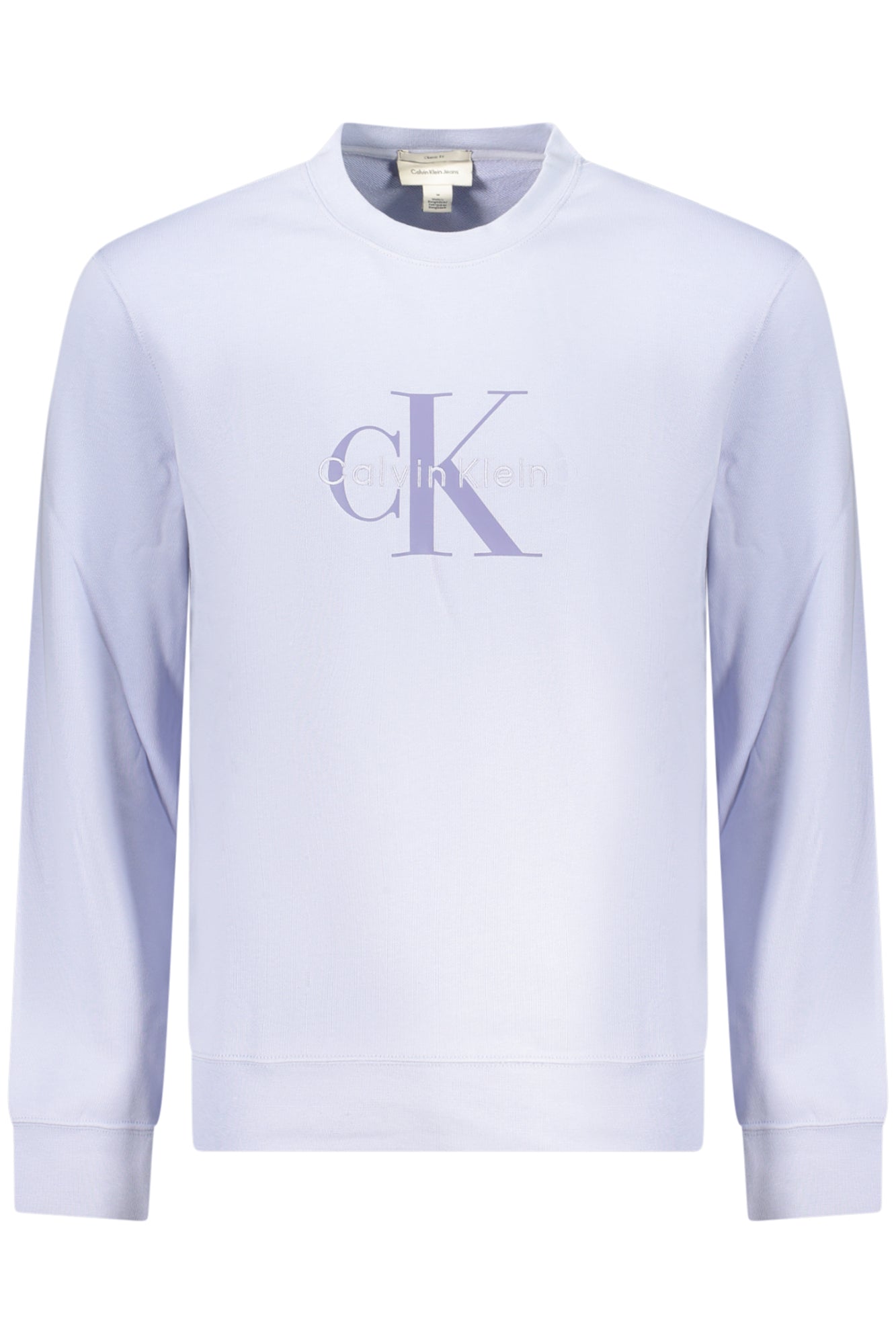 CALVIN KLEIN FELPA SENZA ZIP UOMO VIOLA TAGLIA = 2XL