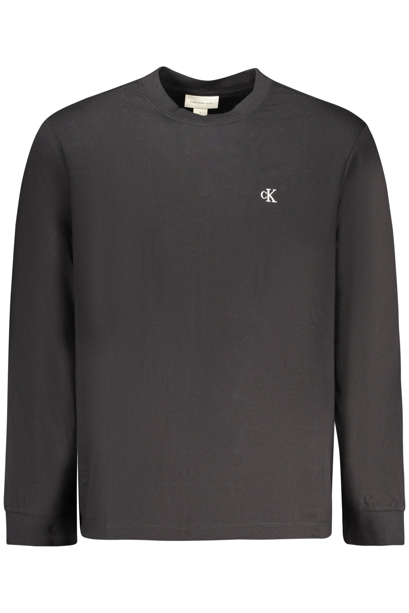 CALVIN KLEIN T-SHIRT MANICHE LUNGHE UOMO NERO TAGLIA = XL
