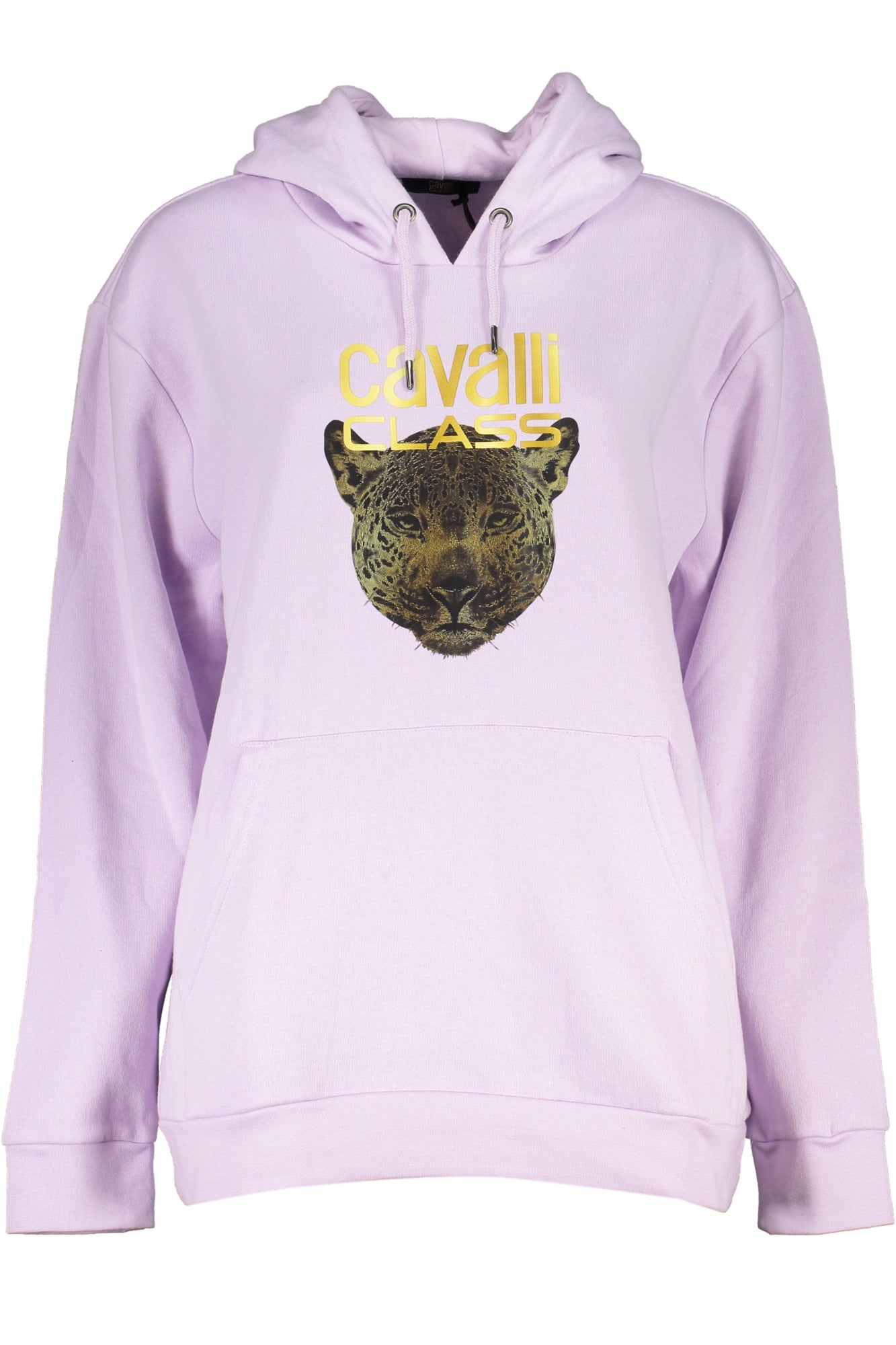 CAVALLI CLASS FELPA SENZA ZIP DONNA VIOLA TAGLIA = XL