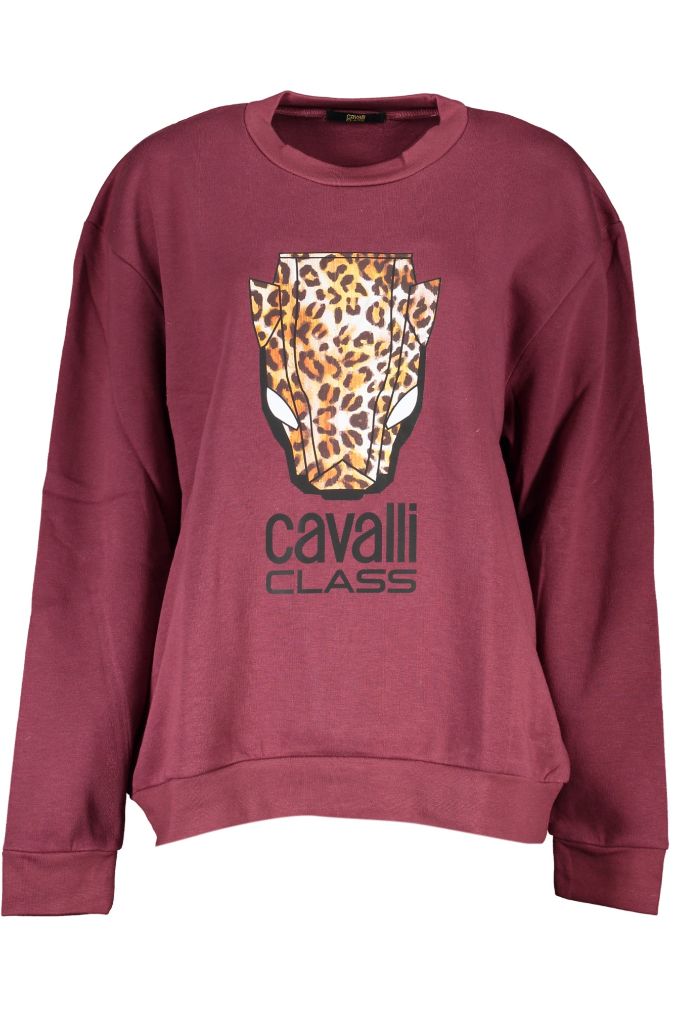 CAVALLI CLASS FELPA SENZA ZIP DONNA VIOLA TAGLIA = M