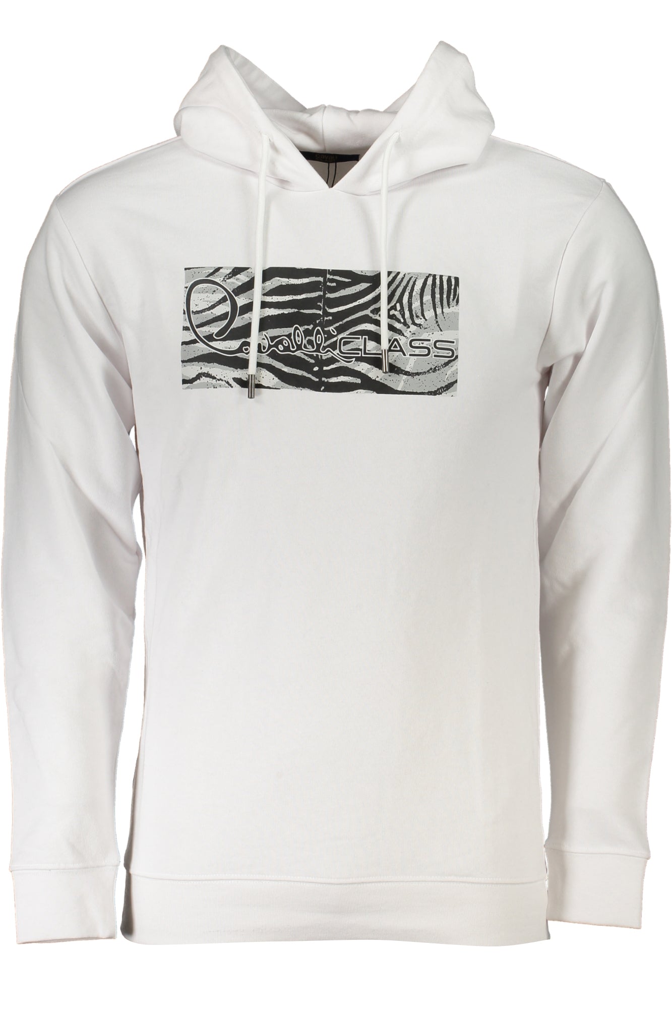 CAVALLI CLASS FELPA SENZA ZIP UOMO BIANCO TAGLIA = XL