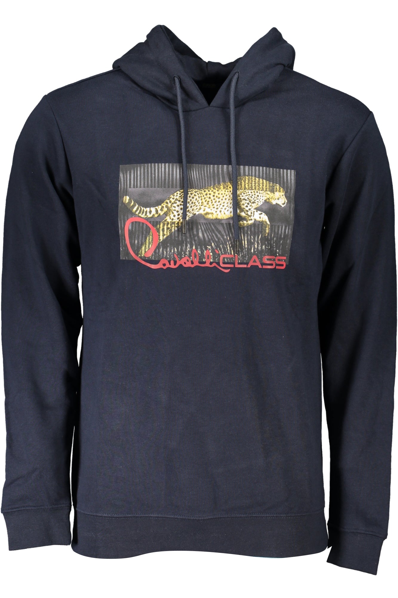 CAVALLI CLASS FELPA SENZA ZIP UOMO BLU TAGLIA = L