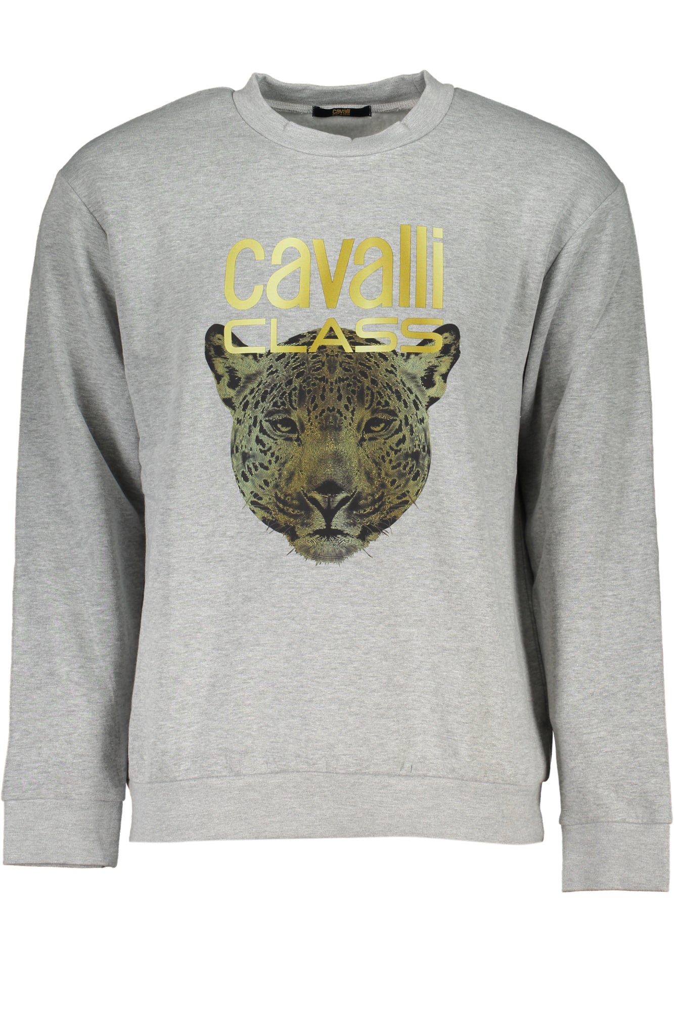 CAVALLI CLASS FELPA SENZA ZIP UOMO GRIGIO TAGLIA = M