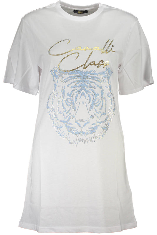 CAVALLI CLASS T-SHIRT MANICHE CORTE DONNA BIANCO TAGLIA = L