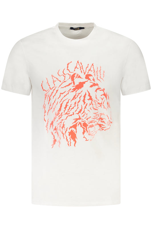 CAVALLI CLASS T-SHIRT MANICHE CORTE UOMO BIANCO TAGLIA = L