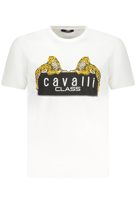 CAVALLI CLASS T-SHIRT MANICHE CORTE UOMO BIANCO TAGLIA = L