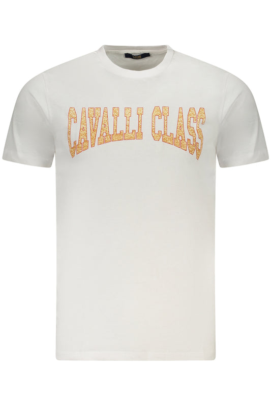 CAVALLI CLASS T-SHIRT MANICHE CORTE UOMO BIANCO TAGLIA = L