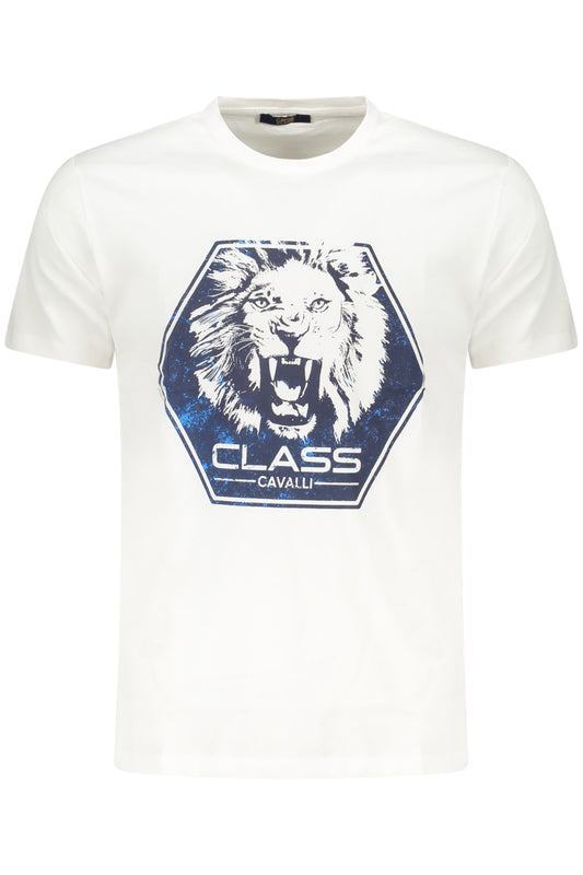 CAVALLI CLASS T-SHIRT MANICHE CORTE UOMO BIANCO TAGLIA = L