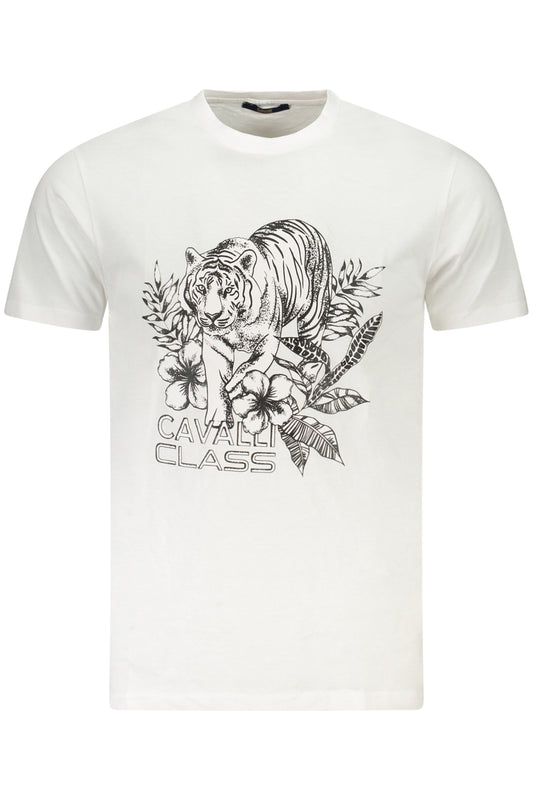 CAVALLI CLASS T-SHIRT MANICHE CORTE UOMO BIANCO TAGLIA = XL