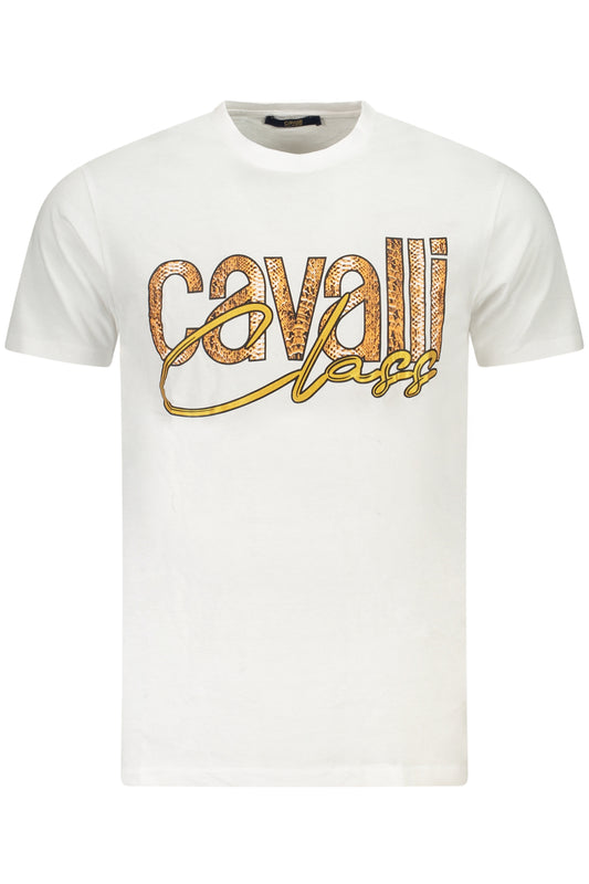 CAVALLI CLASS T-SHIRT MANICHE CORTE UOMO BIANCO TAGLIA = XL
