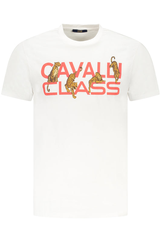 CAVALLI CLASS T-SHIRT MANICHE CORTE UOMO BIANCO TAGLIA = XL