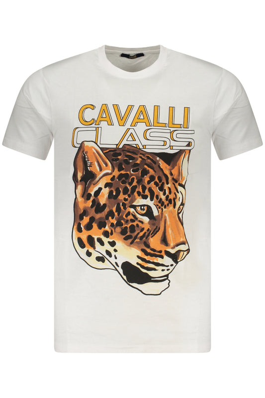 CAVALLI CLASS T-SHIRT MANICHE CORTE UOMO BIANCO TAGLIA = M