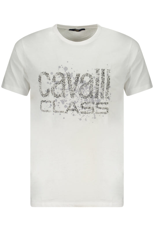 CAVALLI CLASS T-SHIRT MANICHE CORTE UOMO BIANCO TAGLIA = M