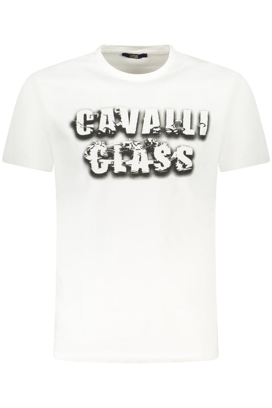 CAVALLI CLASS T-SHIRT MANICHE CORTE UOMO BIANCO TAGLIA = L