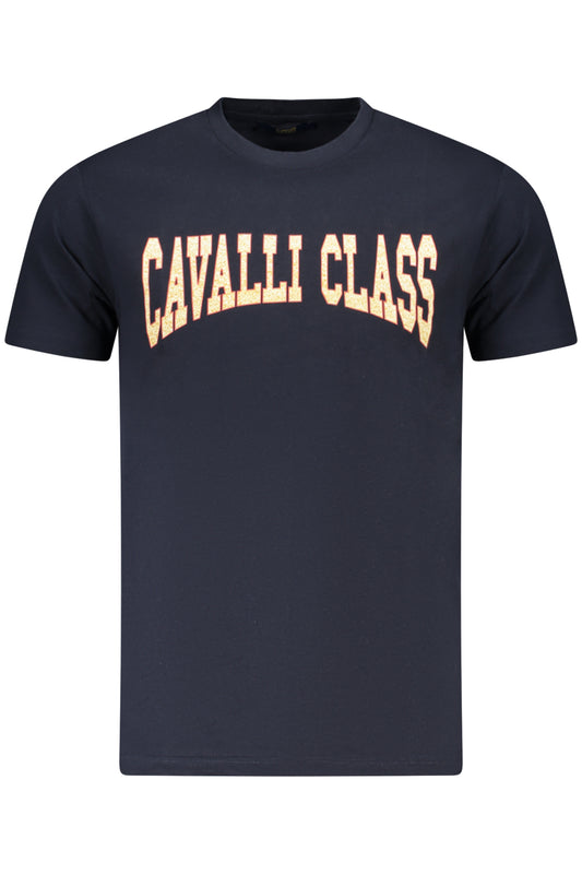 CAVALLI CLASS T-SHIRT MANICHE CORTE UOMO BLU TAGLIA = XL