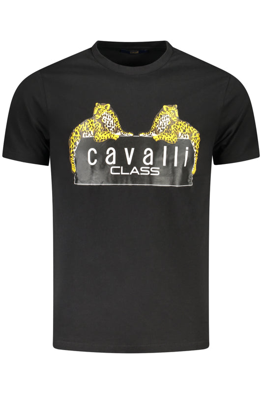 CAVALLI CLASS T-SHIRT MANICHE CORTE UOMO NERO TAGLIA = L