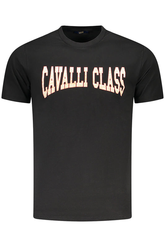 CAVALLI CLASS T-SHIRT MANICHE CORTE UOMO NERO TAGLIA = L