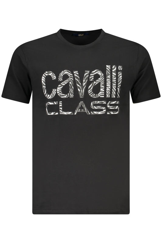 CAVALLI CLASS T-SHIRT MANICHE CORTE UOMO NERO TAGLIA = M