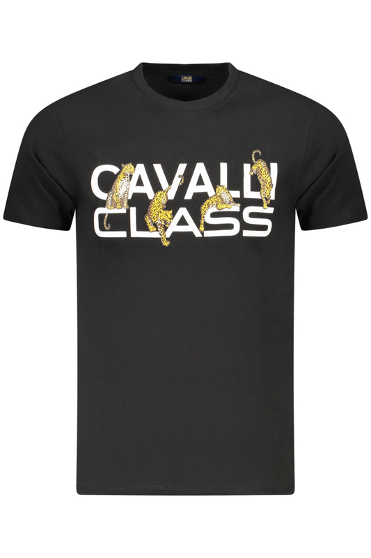 CAVALLI CLASS T-SHIRT MANICHE CORTE UOMO NERO TAGLIA = XL
