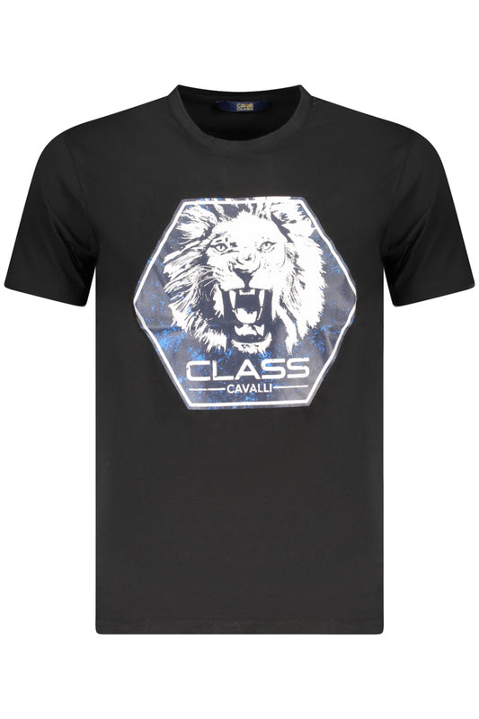 CAVALLI CLASS T-SHIRT MANICHE CORTE UOMO NERO TAGLIA = L