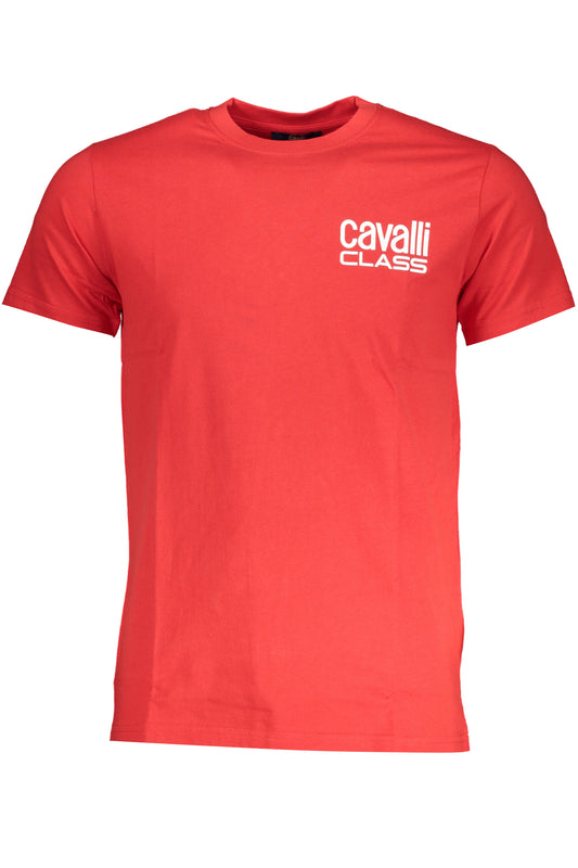 CAVALLI CLASS T-SHIRT MANICHE CORTE UOMO ROSSO TAGLIA = XL