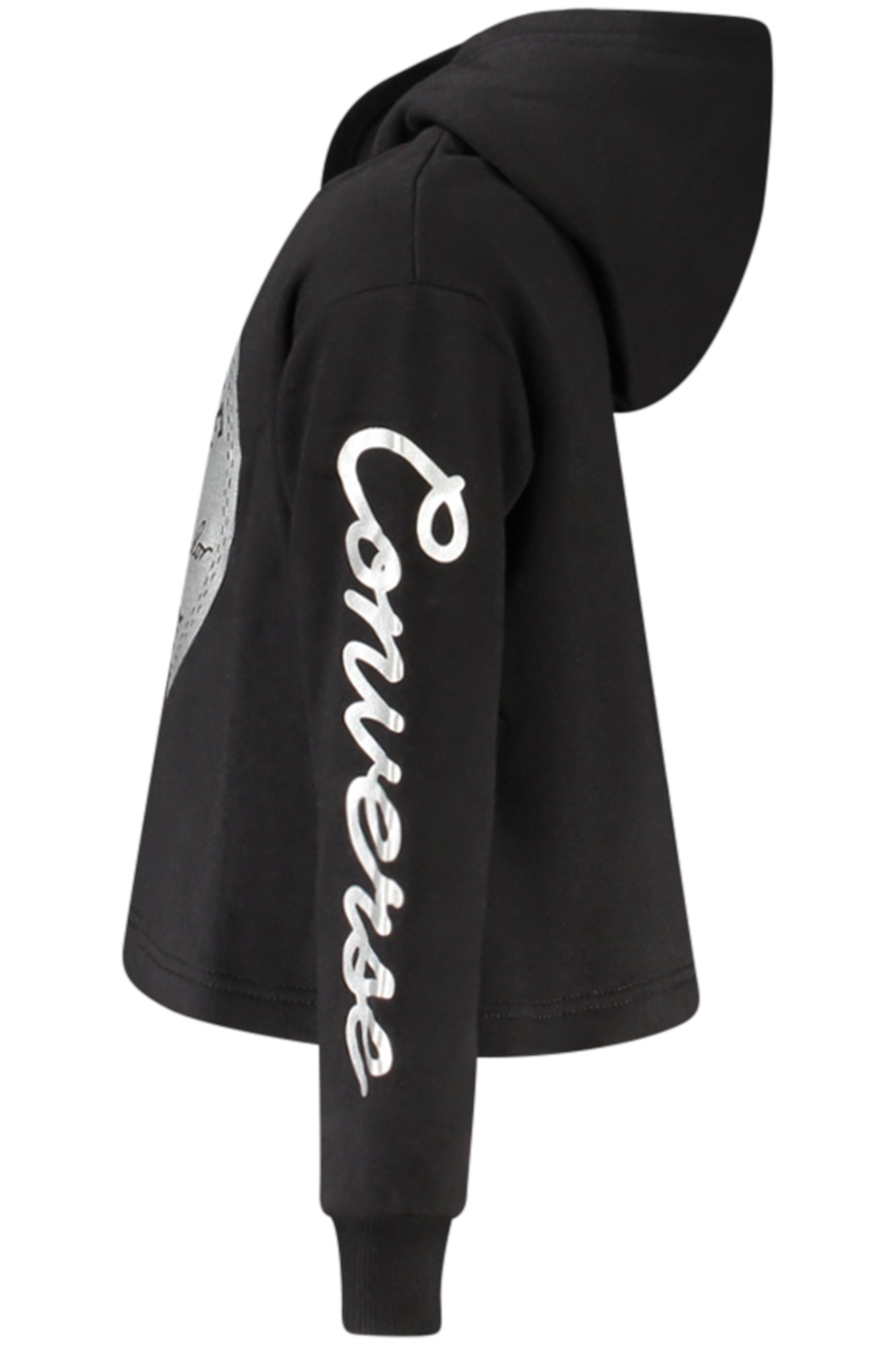 CONVERSE FELPA SENZA ZIP BAMBINA NERO TAGLIA = 6X