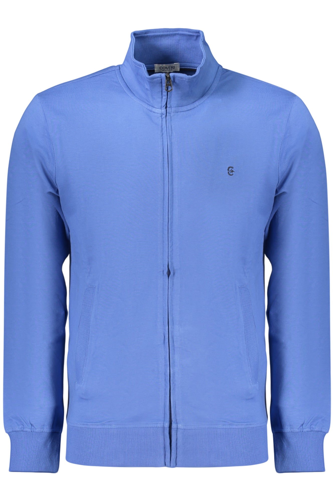 COVERI MOVING FELPA CON ZIP UOMO BLU TAGLIA = 2XL