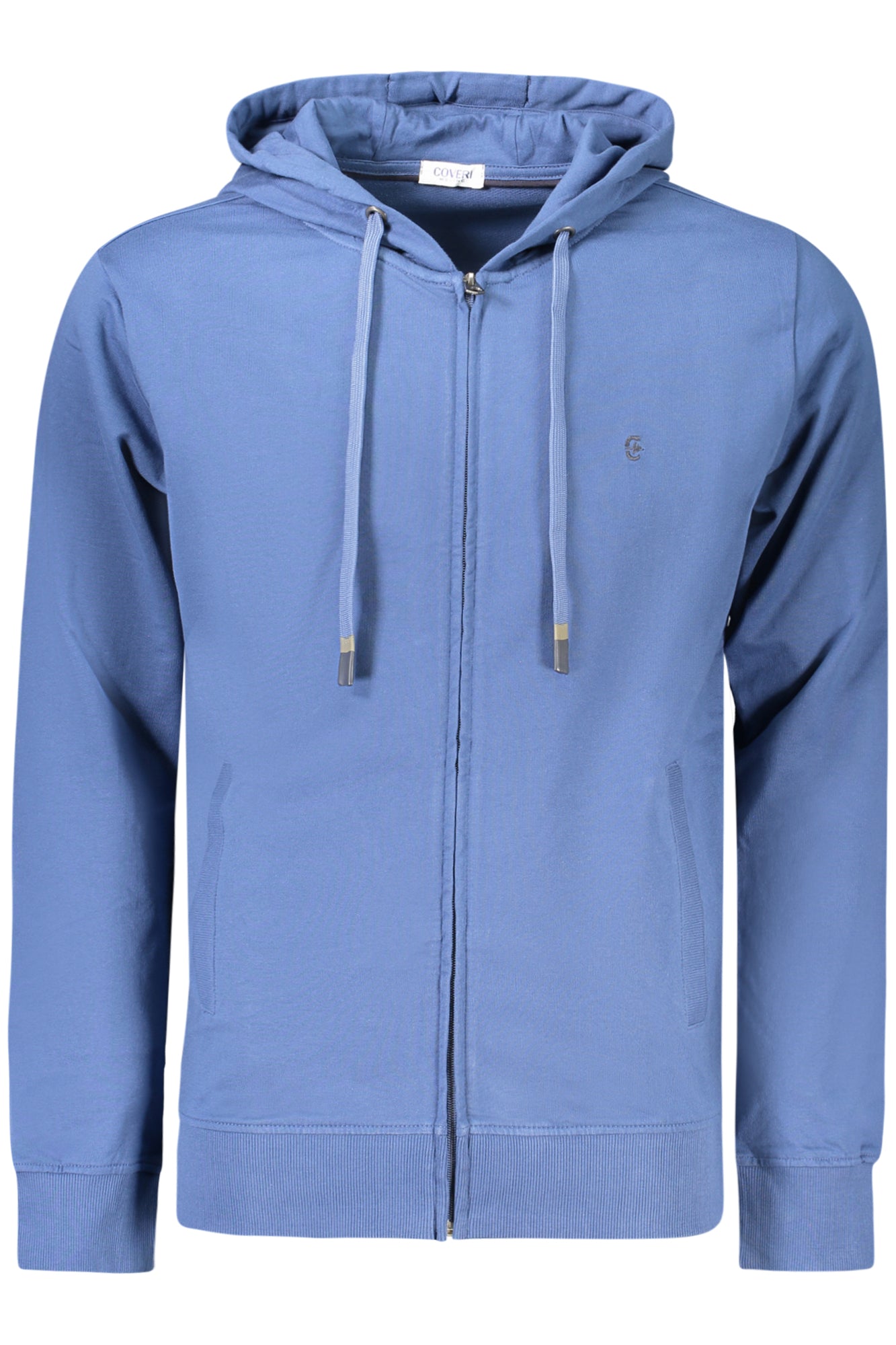 COVERI MOVING FELPA CON ZIP UOMO BLU TAGLIA = L