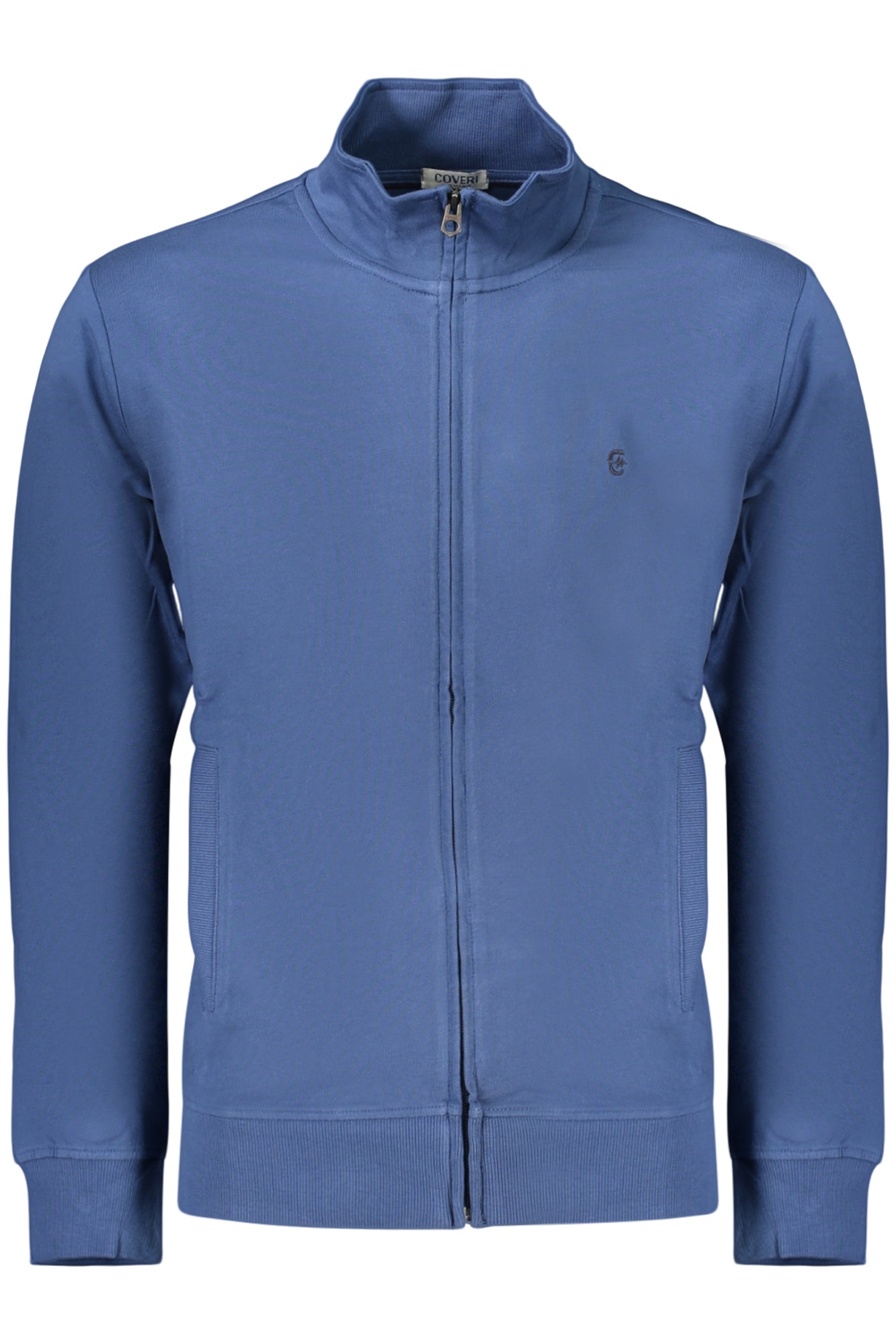 COVERI MOVING FELPA CON ZIP UOMO BLU TAGLIA = 2XL