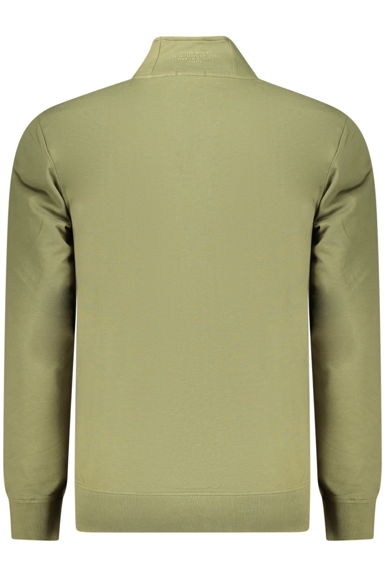 COVERI MOVING FELPA CON ZIP UOMO VERDE TAGLIA = L