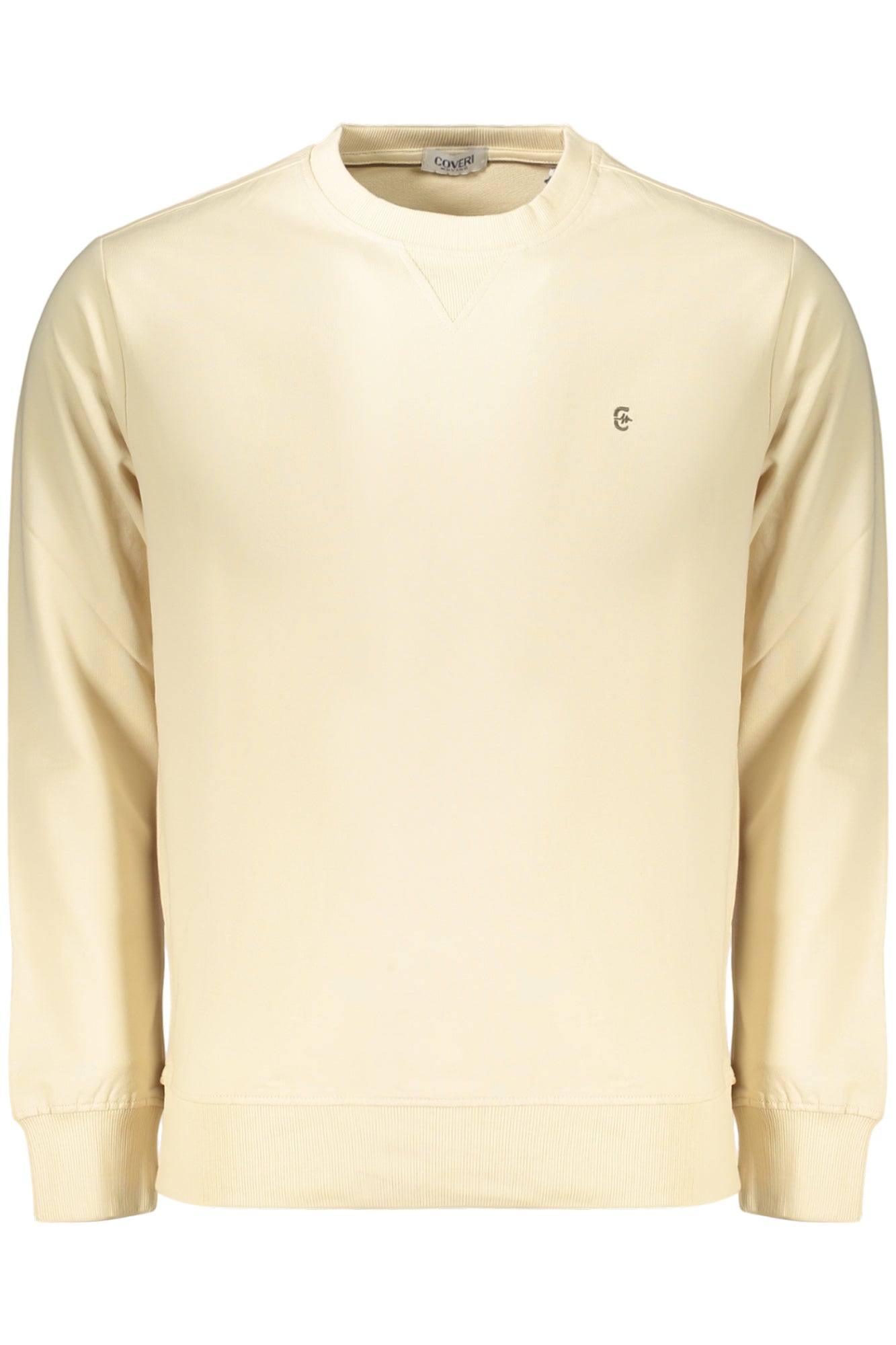 COVERI MOVING FELPA SENZA ZIP UOMO BEIGE TAGLIA = XL