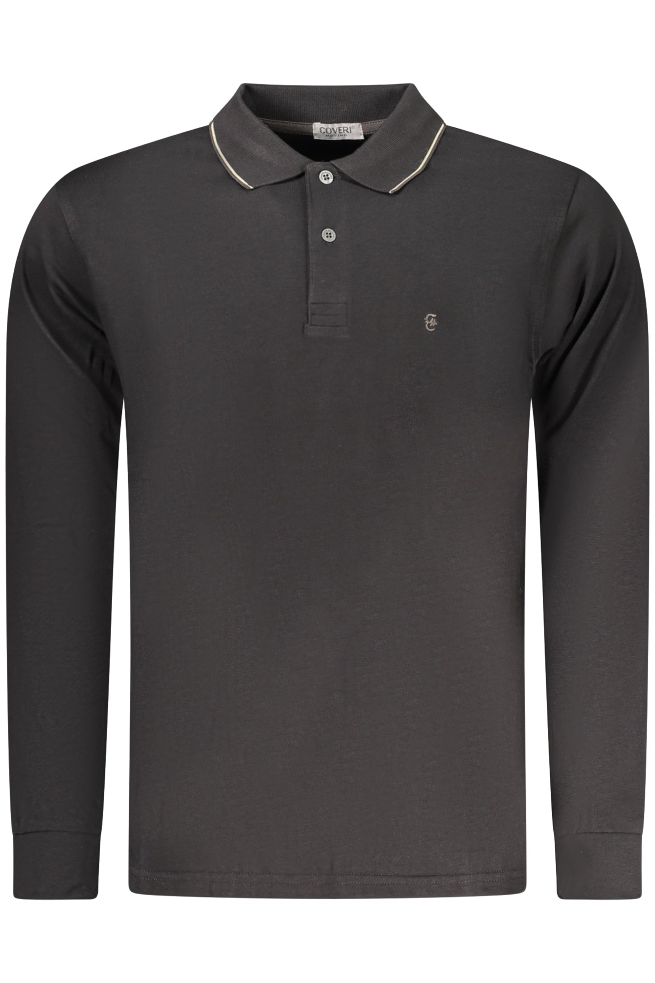 COVERI MOVING POLO MANICHE LUNGHE UOMO NERO TAGLIA = L