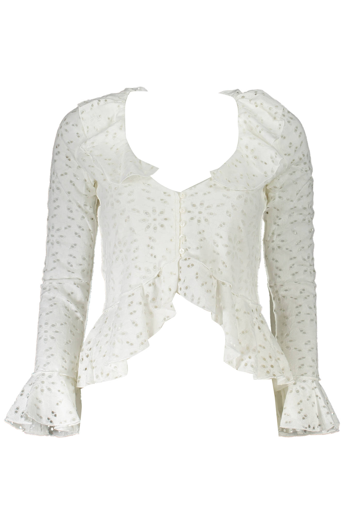 DESIGUAL CAMICIA MANICHE LUNGHE DONNA BIANCO TAGLIA = M