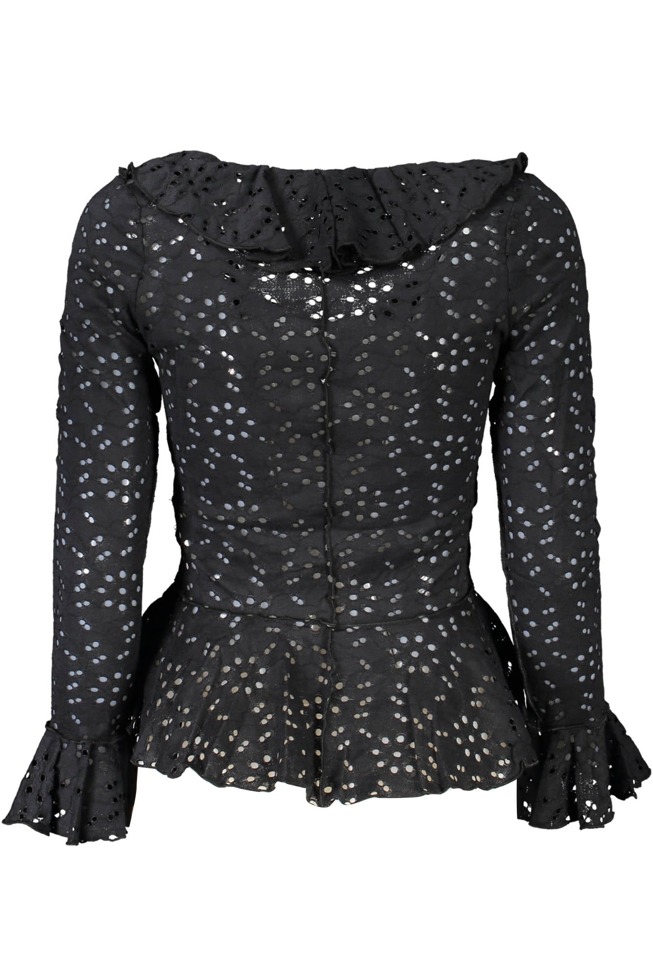 DESIGUAL CAMICIA MANICHE LUNGHE DONNA NERO TAGLIA = L