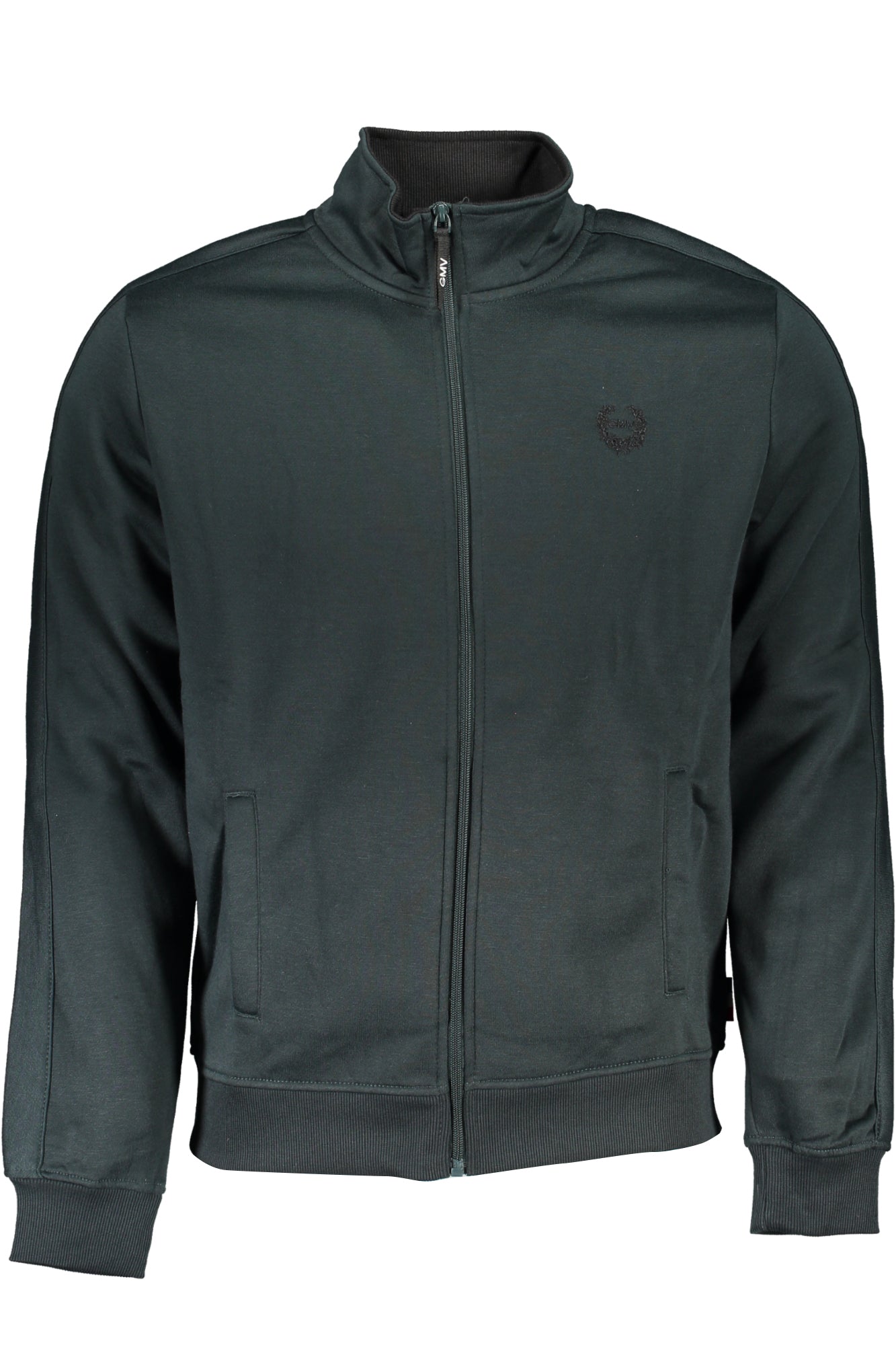 GIAN MARCO VENTURI FELPA CON ZIP UOMO VERDE TAGLIA = XL