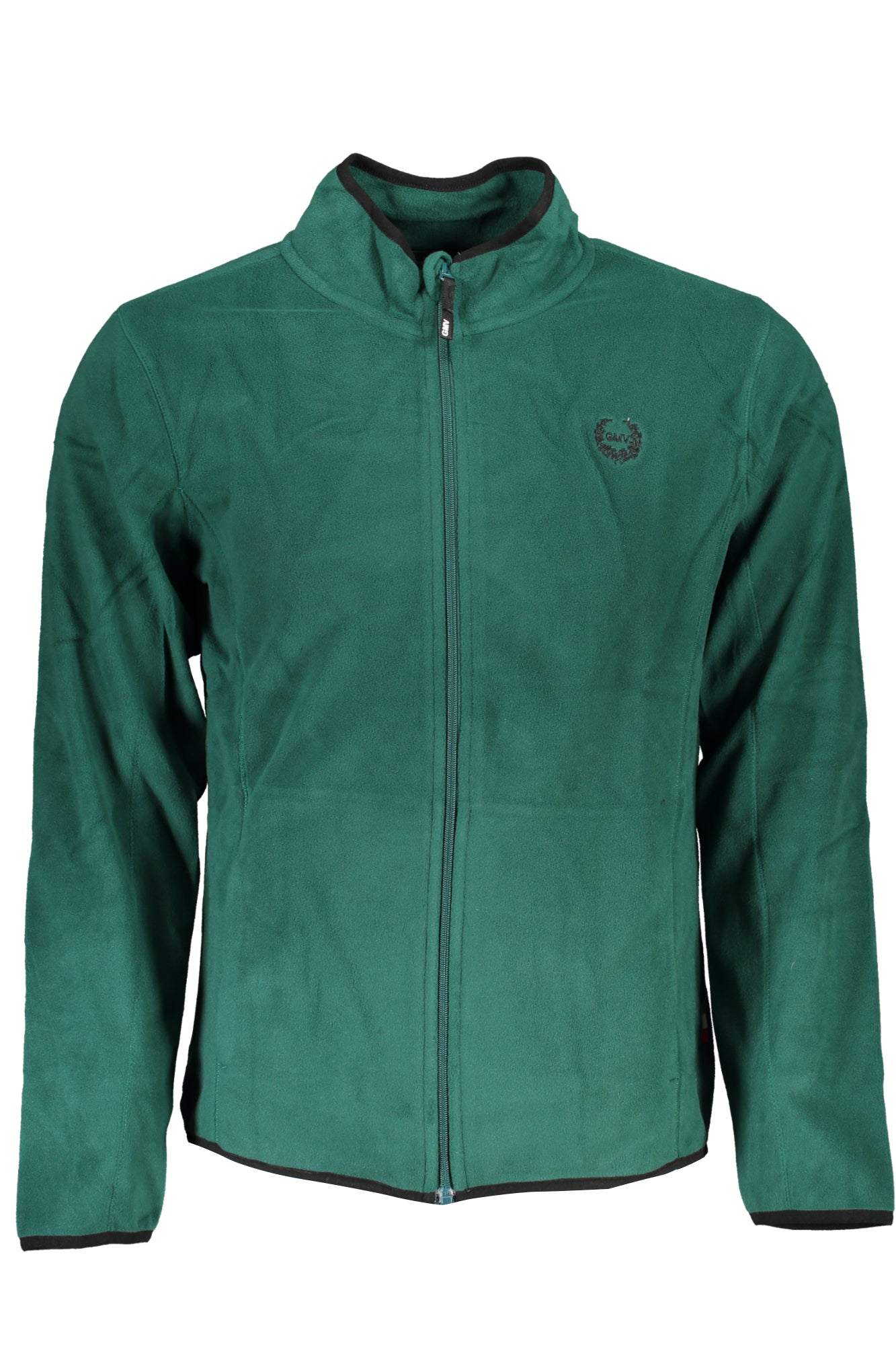 GIAN MARCO VENTURI FELPA CON ZIP UOMO VERDE TAGLIA = 2XL