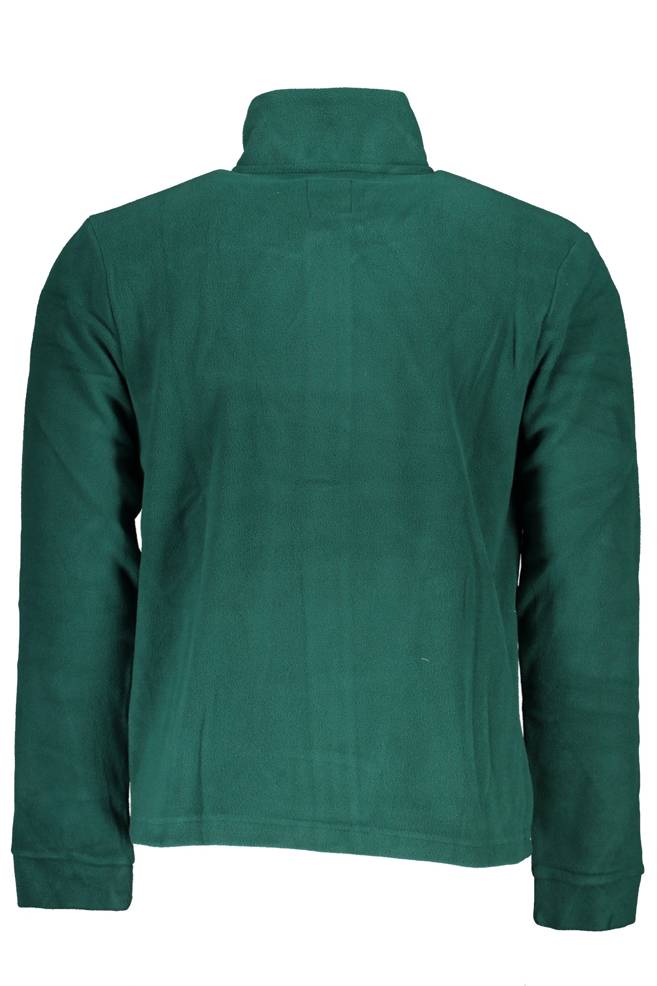 GIAN MARCO VENTURI FELPA CON ZIP UOMO VERDE TAGLIA = M