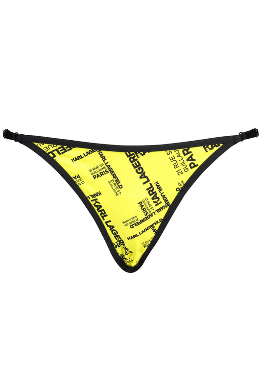 KARL LAGERFELD BEACHWEAR COSTUME PARTE SOTTO DONNA GIALLO TAGLIA = L