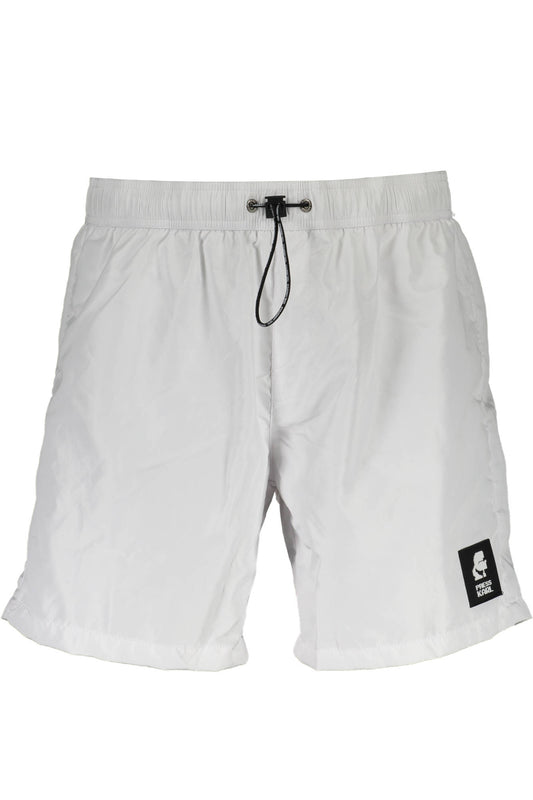 KARL LAGERFELD BEACHWEAR COSTUME PARTE SOTTO UOMO BIANCO TAGLIA = M