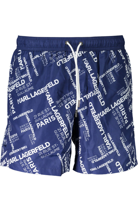 KARL LAGERFELD BEACHWEAR COSTUME PARTE SOTTO UOMO BLU TAGLIA = S