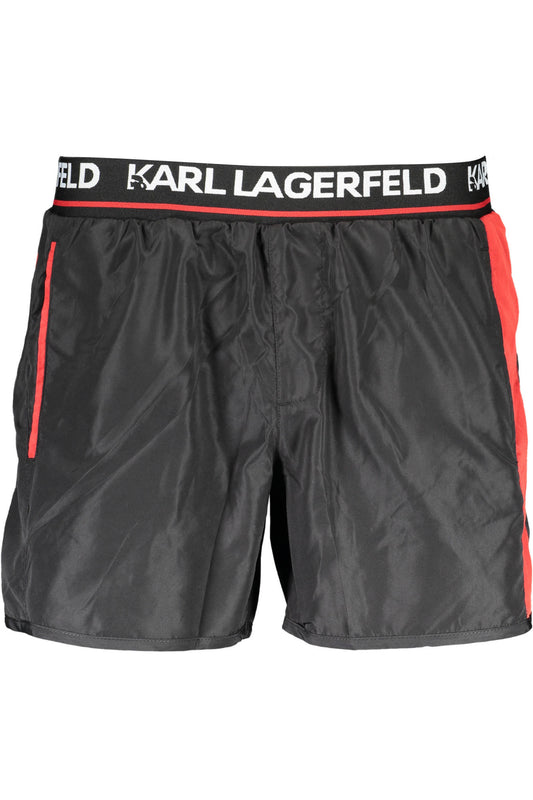 KARL LAGERFELD BEACHWEAR COSTUME PARTE SOTTO UOMO NERO TAGLIA = S