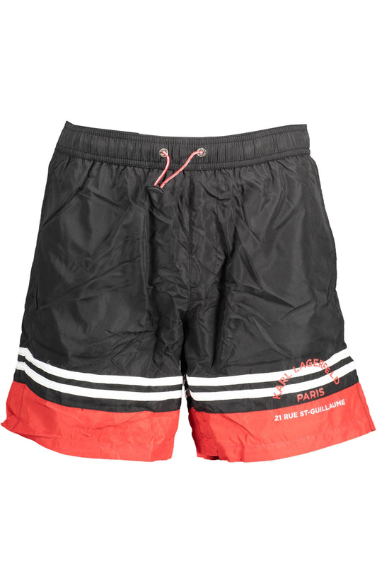 KARL LAGERFELD BEACHWEAR COSTUME PARTE SOTTO UOMO NERO TAGLIA = M