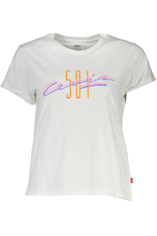 LEVI'S T-SHIRT MANICHE CORTE DONNA BIANCO TAGLIA = XS