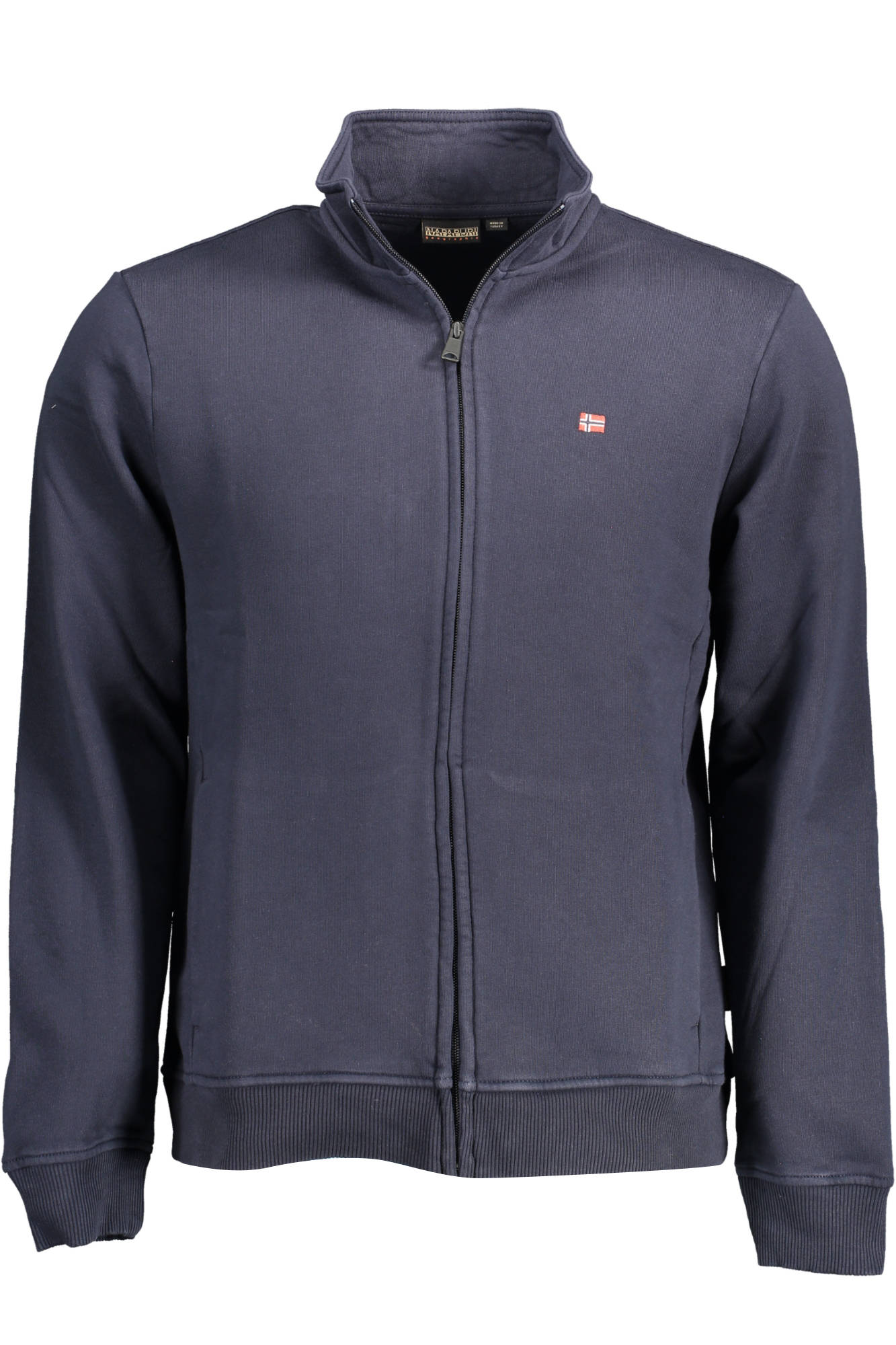 NAPAPIJRI FELPA CON ZIP UOMO BLU TAGLIA = S