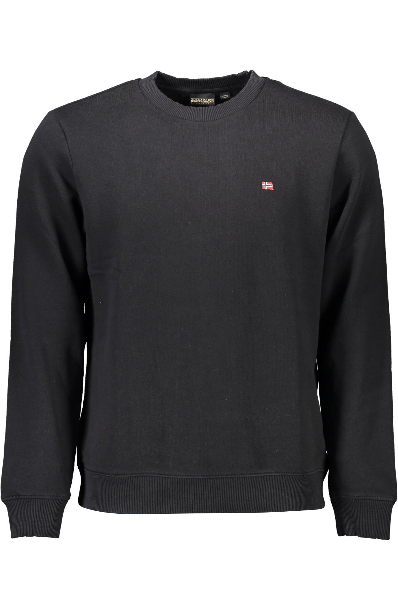 NAPAPIJRI FELPA SENZA ZIP UOMO NERO TAGLIA = XL