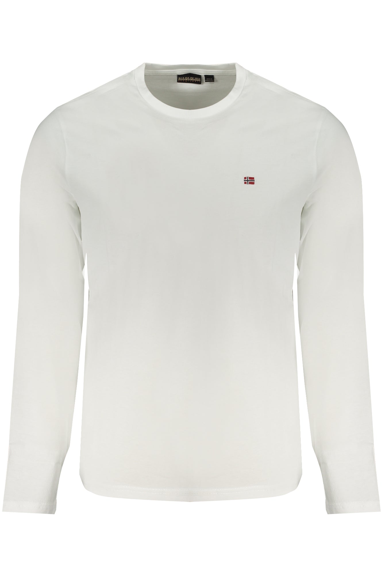 NAPAPIJRI T-SHIRT MANICHE LUNGHE UOMO BIANCO TAGLIA = M