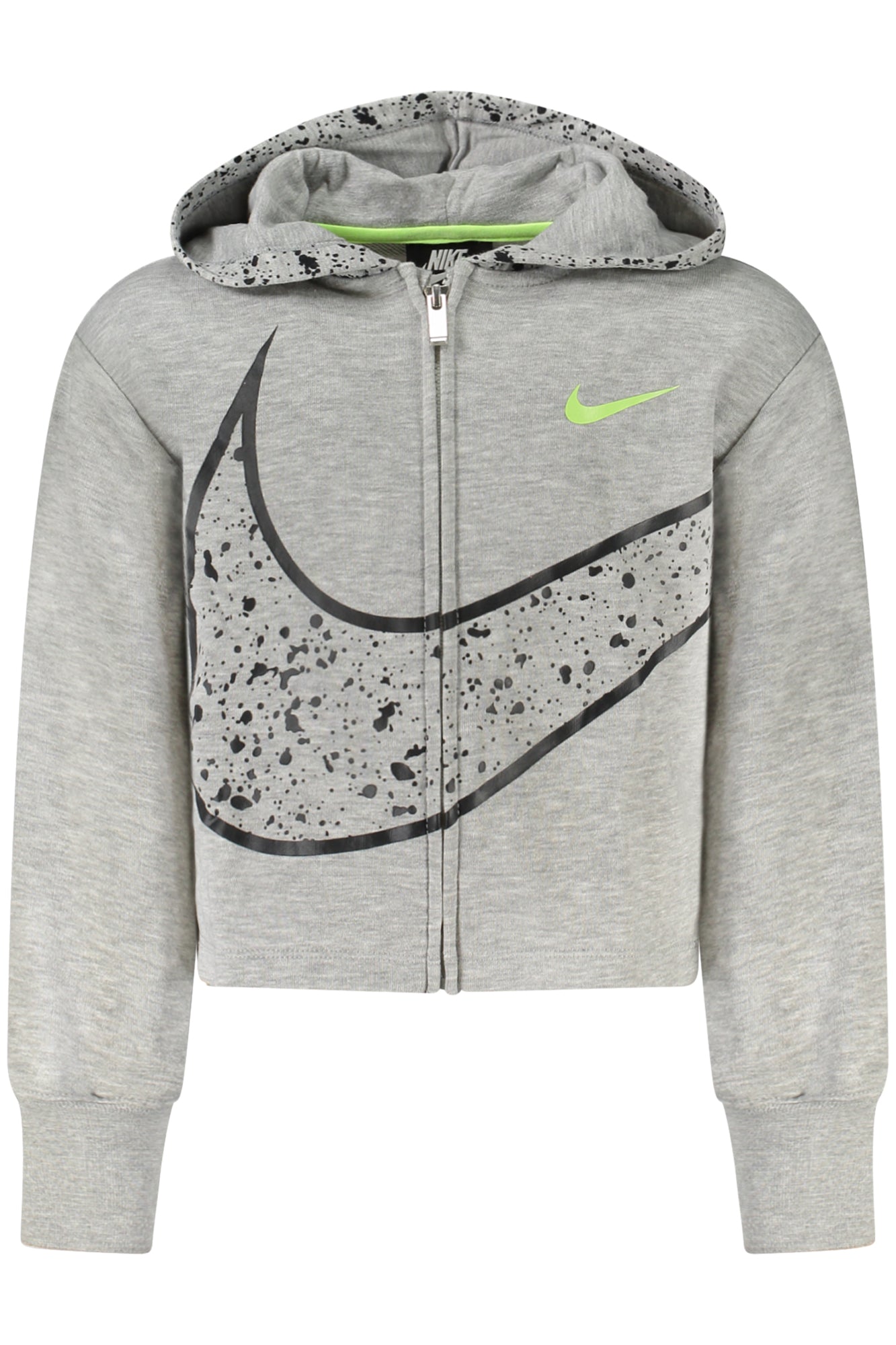 NIKE FELPA CON ZIP BAMBINA GRIGIO TAGLIA = 6A